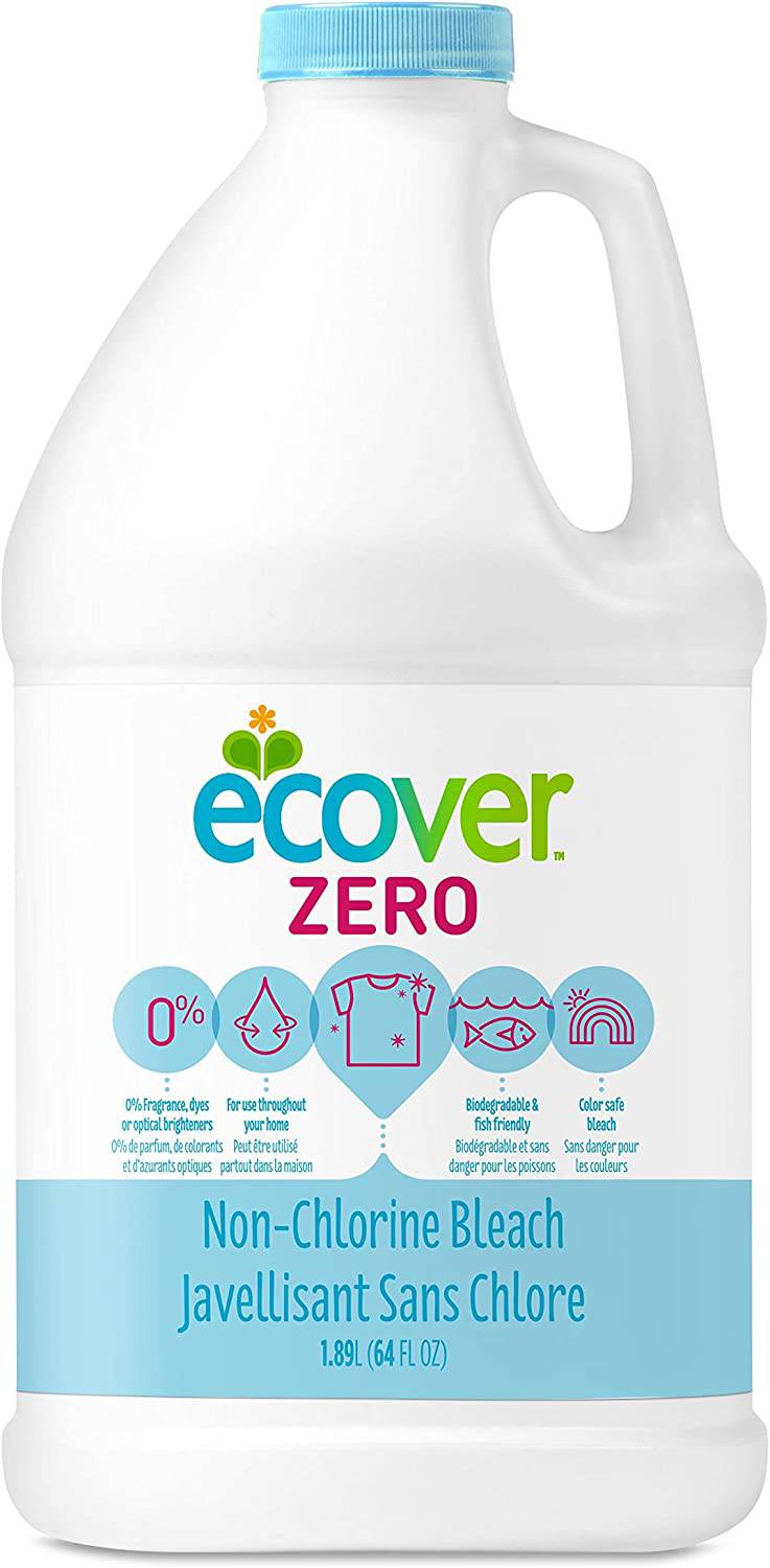 Ecover Zero blanqueador para ropa sin cloro, 64 onzas (paquete de 6) - DIGVICE MX