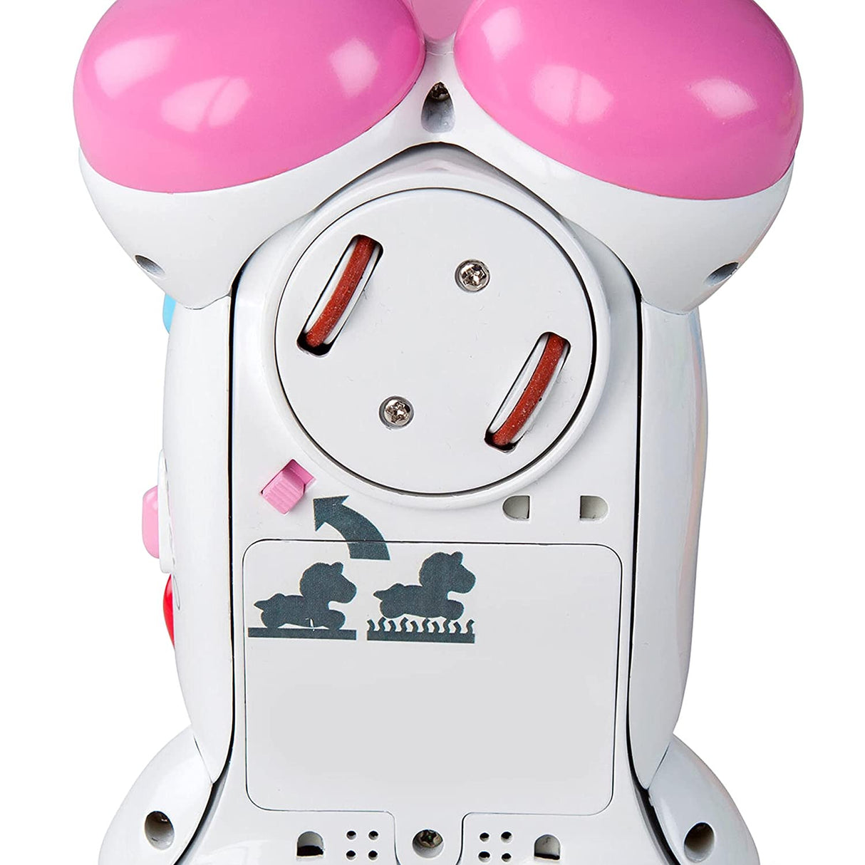 Bright Starts Rock & Glow Unicorn Crawling Baby Toy con luces y melodías, a partir de 6 meses, rosa - 10307