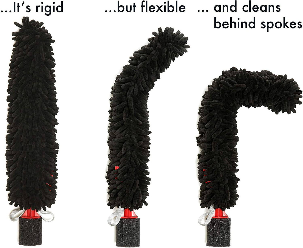 WOOLLYWORMIT Kit de detalles para cepillos de ruedas para autos - Kit de lavado de autos para tuercas de llanta y limpiador de ruedas - Kit de limpieza para autos - Suministros de limpieza para autos - Juego de cepillos para lavado de autos