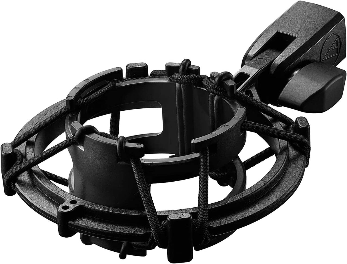 Audio-Technica AT2035 Micrófono de condensador cardioide, perfecto para estudio, podcasting y transmisión, salida XLR, incluye soporte de choque personalizado