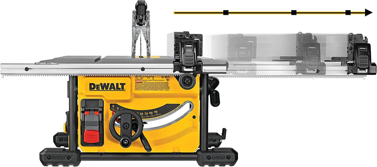Sierra de mesa DEWALT para el lugar de trabajo, compacta, 8-1/4 pulgadas (DWE7485) - DIGVICE MX