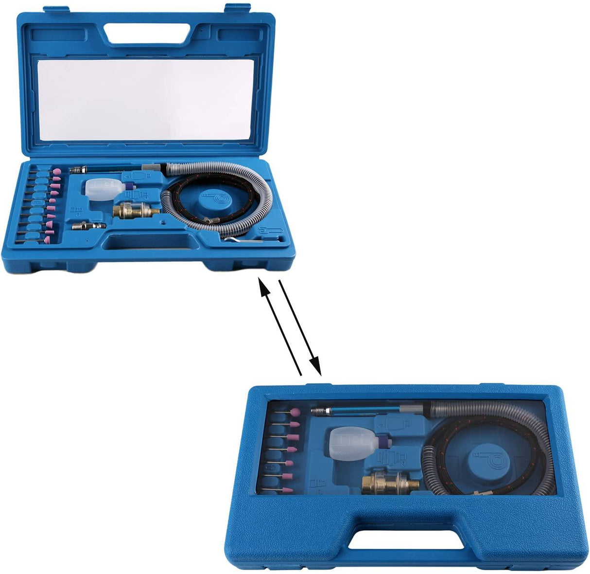 Valianto 1/8" (3 mm) Micro amoladora de aire, amoladora neumática tipo lápiz, velocidad libre de 58000 RPM - DIGVICE MX