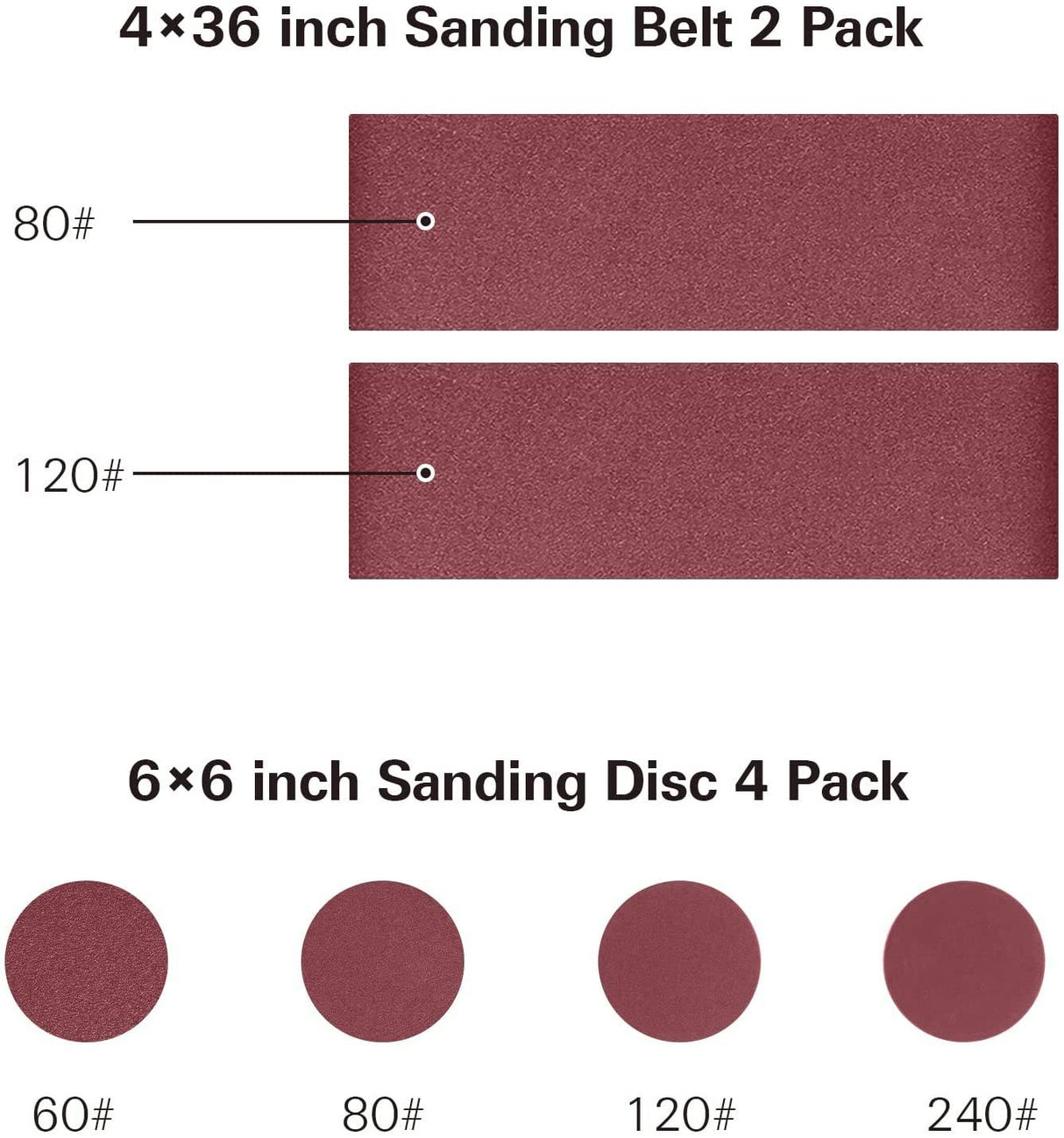 Combo de lijadora de disco de banda BILT HARD 4.3A, disco de 6 pulgadas y lijadora de banda de 4 x 36 pulgadas para carpintería, con kit de papel de lija de 6 piezas - DIGVICE MX