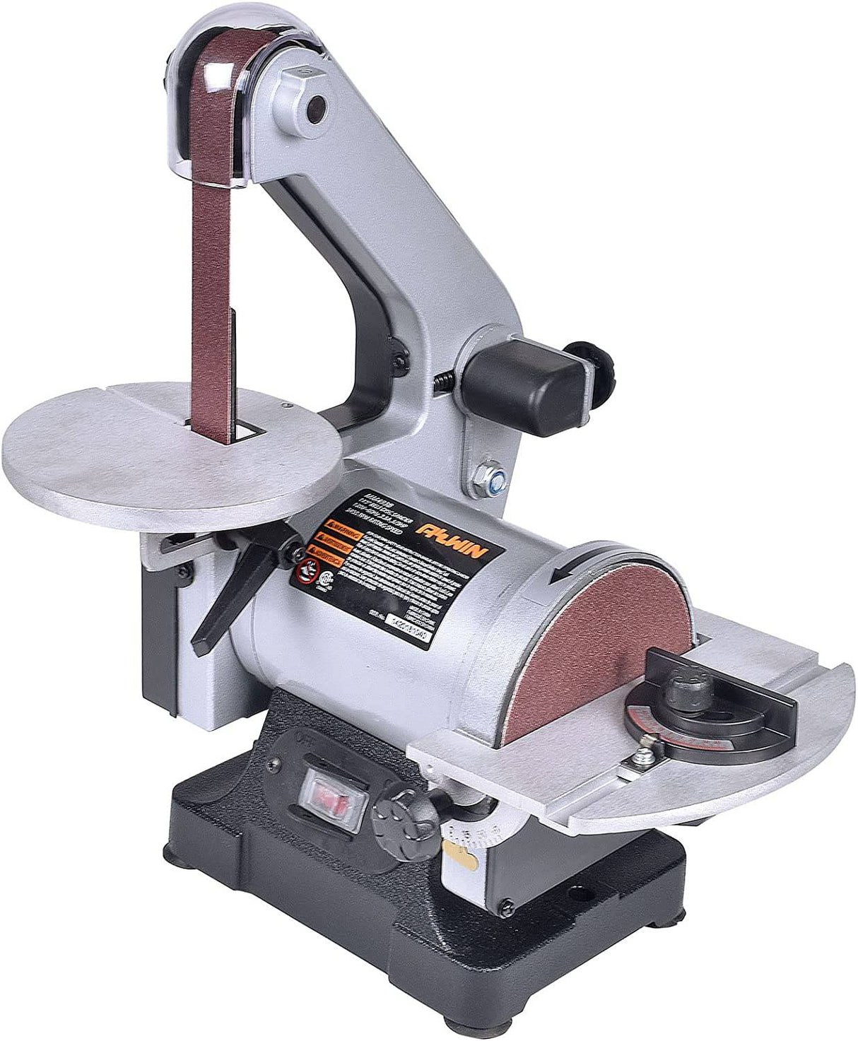 Allwin Benchtop Mini Disco/Lijadora de banda, 2.3 A, 120 voltios con cable, 1 pulg. x 30 pulg. Lijadora de banda con lijadora de disco de 5 pulg., para madera, metal, plástico y más - DIGVICE MX