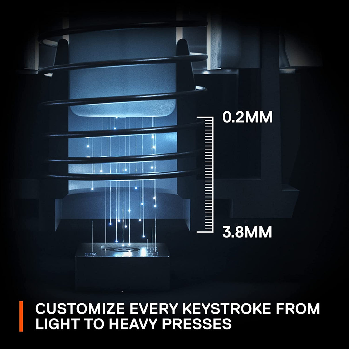 SteelSeries Apex Pro Mini Teclado mecánico para juegos – El teclado más rápido del mundo – Actuación ajustable – Factor de forma compacto del 60 % – RGB – Teclas PBT – USB-C