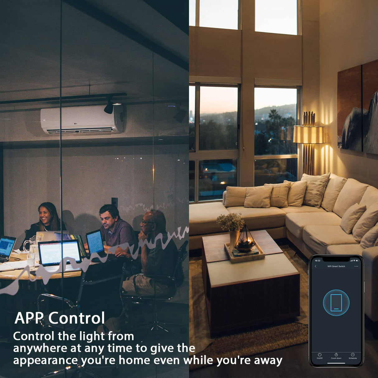 Lumiman Interruptor de luz inteligente, compatible con Alexa, Google Assistant, unipolar, programación, cable neutro de control remoto requerido, fácil instalación, lista ETL (paquete de 2) - DIGVICE MX