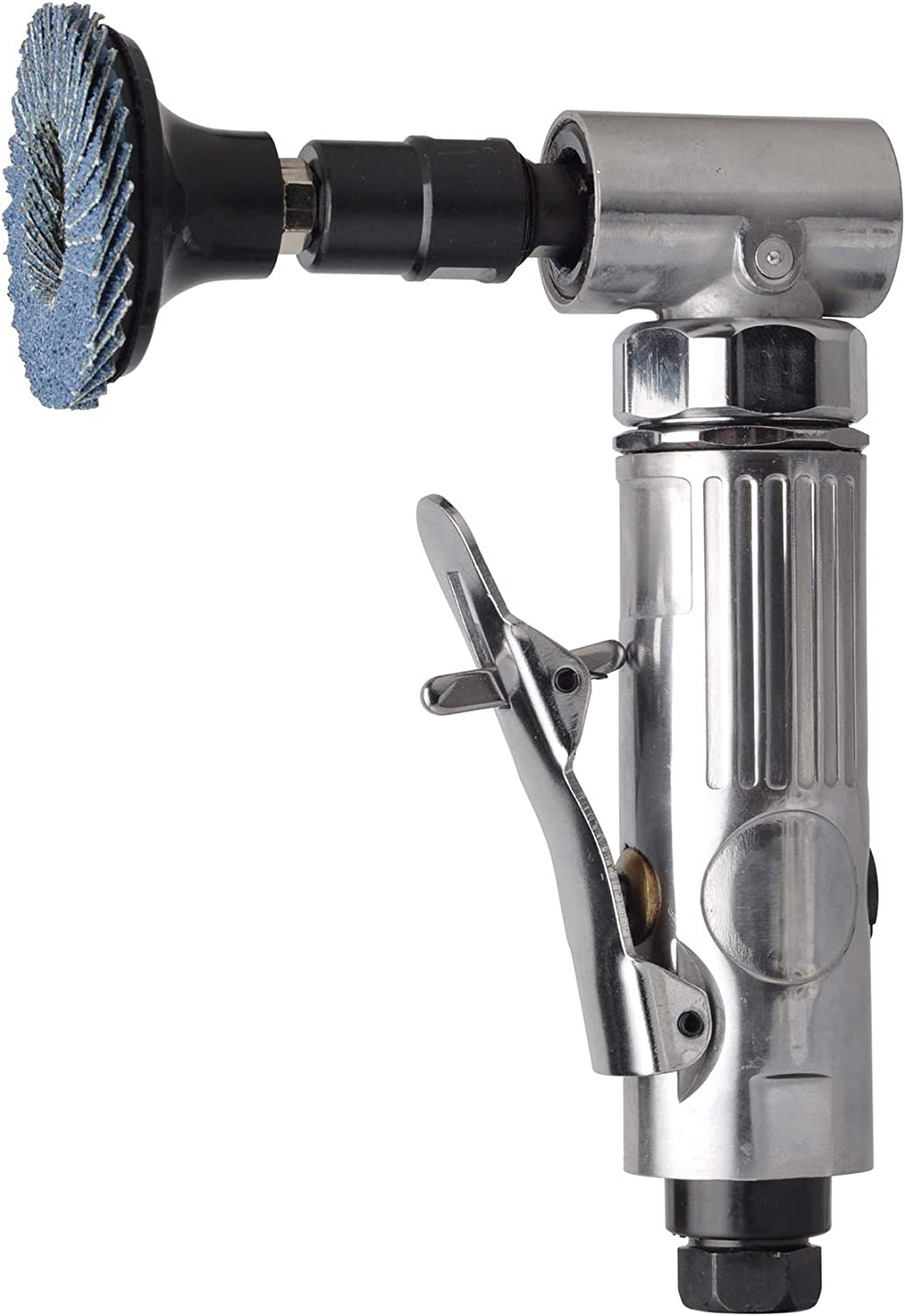 TOOLPEAK - Amoladora neumática de ángulo de 1/4 de pulgada con 22 discos de lijado con bloqueo de rollo de 2 pulgadas, amoladora neumática de ángulo de color pulido, kit de amoladora de aire - DIGVICE MX