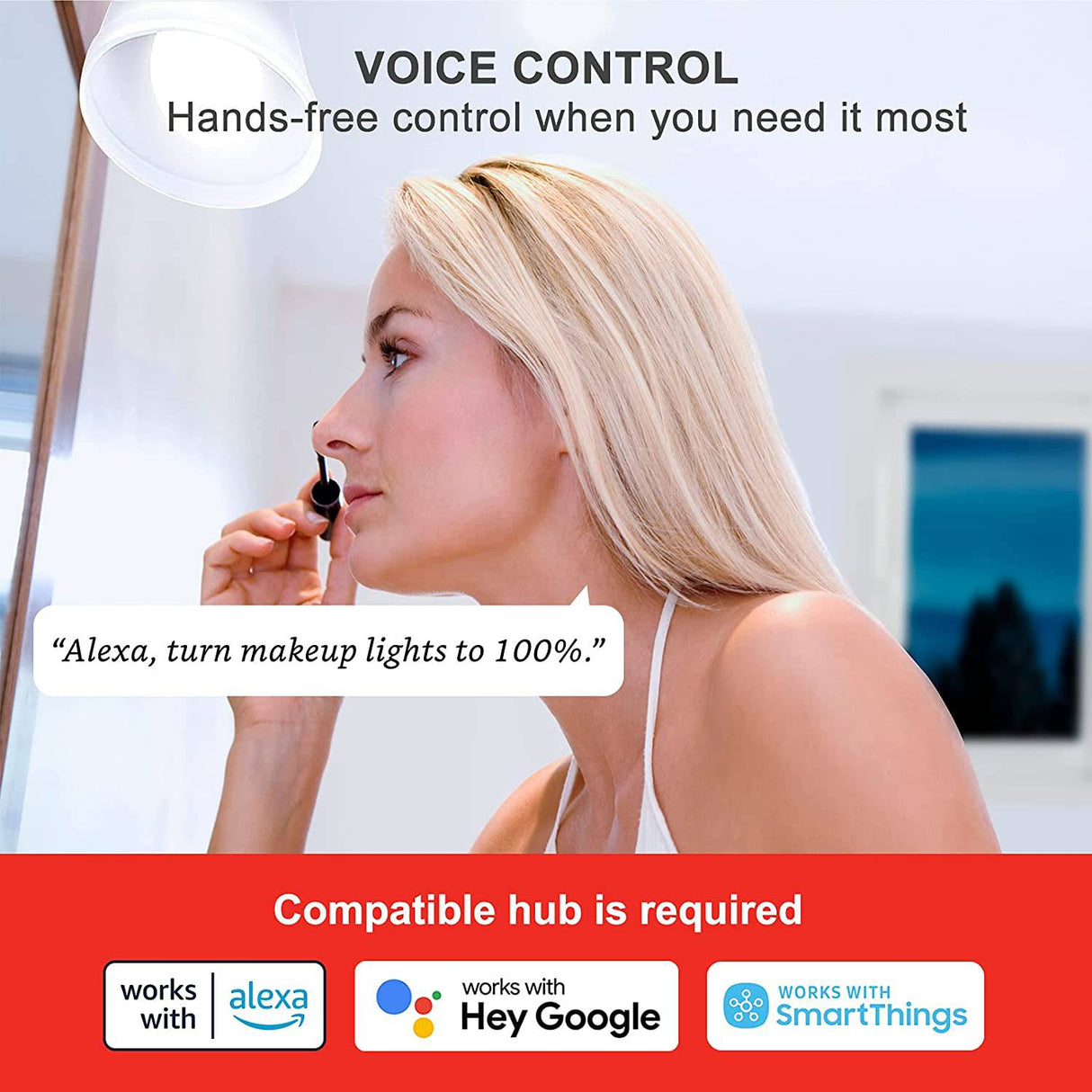 Sengled Bombillas inteligentes Zigbee, requiere Smart Hub, funciona con SmartThings y Echo con hub integrado, control de voz con Alexa y Google Home, luz diurna equivalente a 60 W A19 Alexa, paquete de 4 - DIGVICE MX