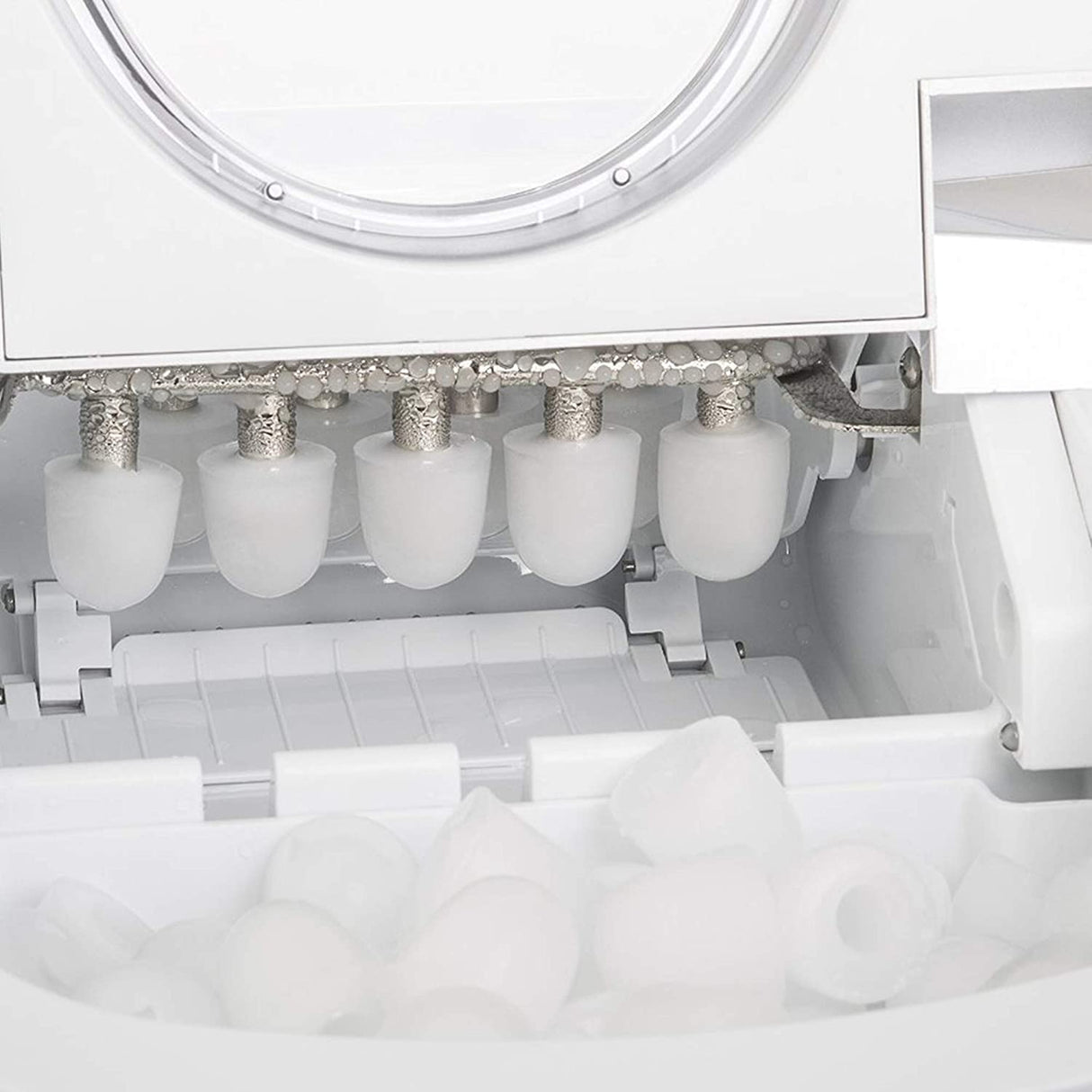 FRIGIDAIRE EFIC101-BLACK Fabricante compacto portátil, 26 lb por día, máquina para hacer hielo, negro - DIGVICE MX