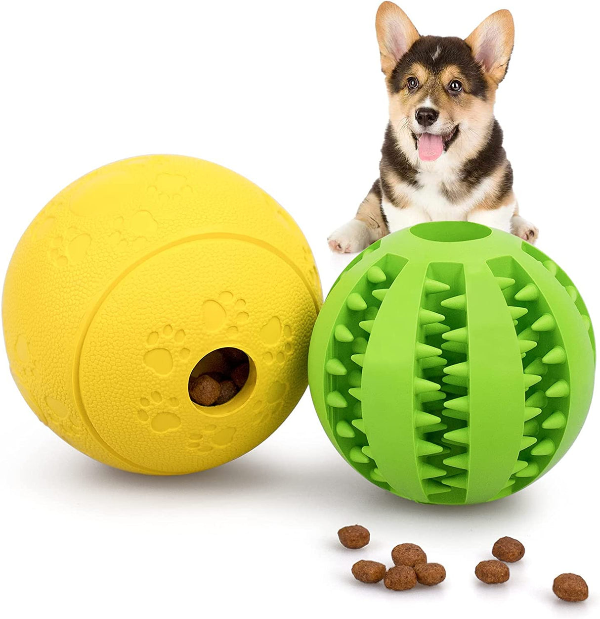 HIPPIH - Juguetes interactivos para perros cachorros, paquete de 2, juguetes de rompecabezas, pelotas, juguetes para perros dispensadores de golosinas - DIGVICE MX