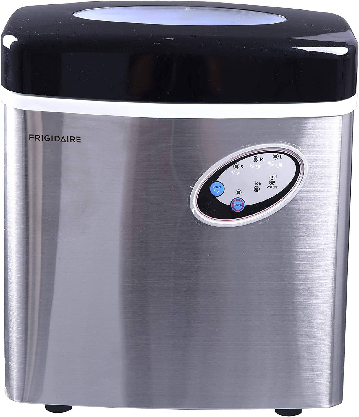 Frigidaire EFIC115 Máquina para hacer hielo extra grande, acero inoxidable, 48 libras por día - DIGVICE MX