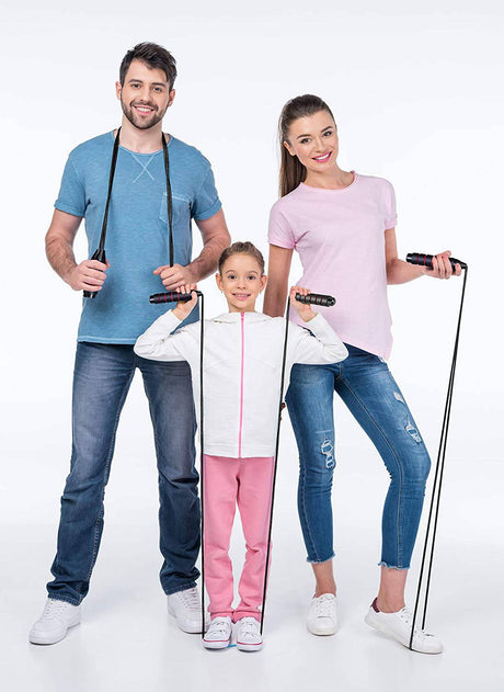 MALACHI - Cuerda para Saltar, Cuerda para Saltar con Cojinete de Bolas sin Enredos, Ajustable