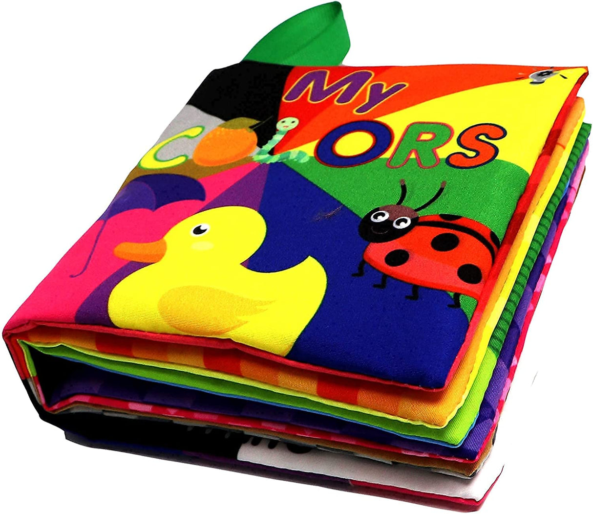 Spruce Lab - Libros educativos suaves para bebés, juego de 6 libros de tela, desarrollo sensorial - SLCB1