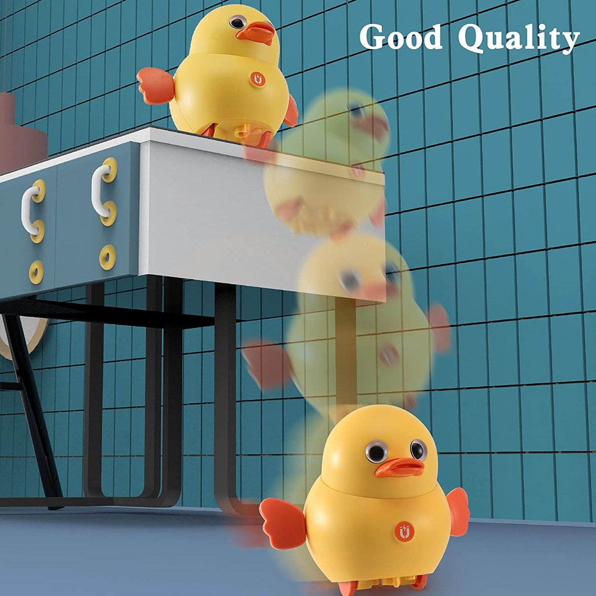 YONGSHUO Baby Electric Walking Animal Team Chick, Ducks, Owl, Funny Magnetic Swinging Squad Juguetes para niños- B08Z7NBVC6