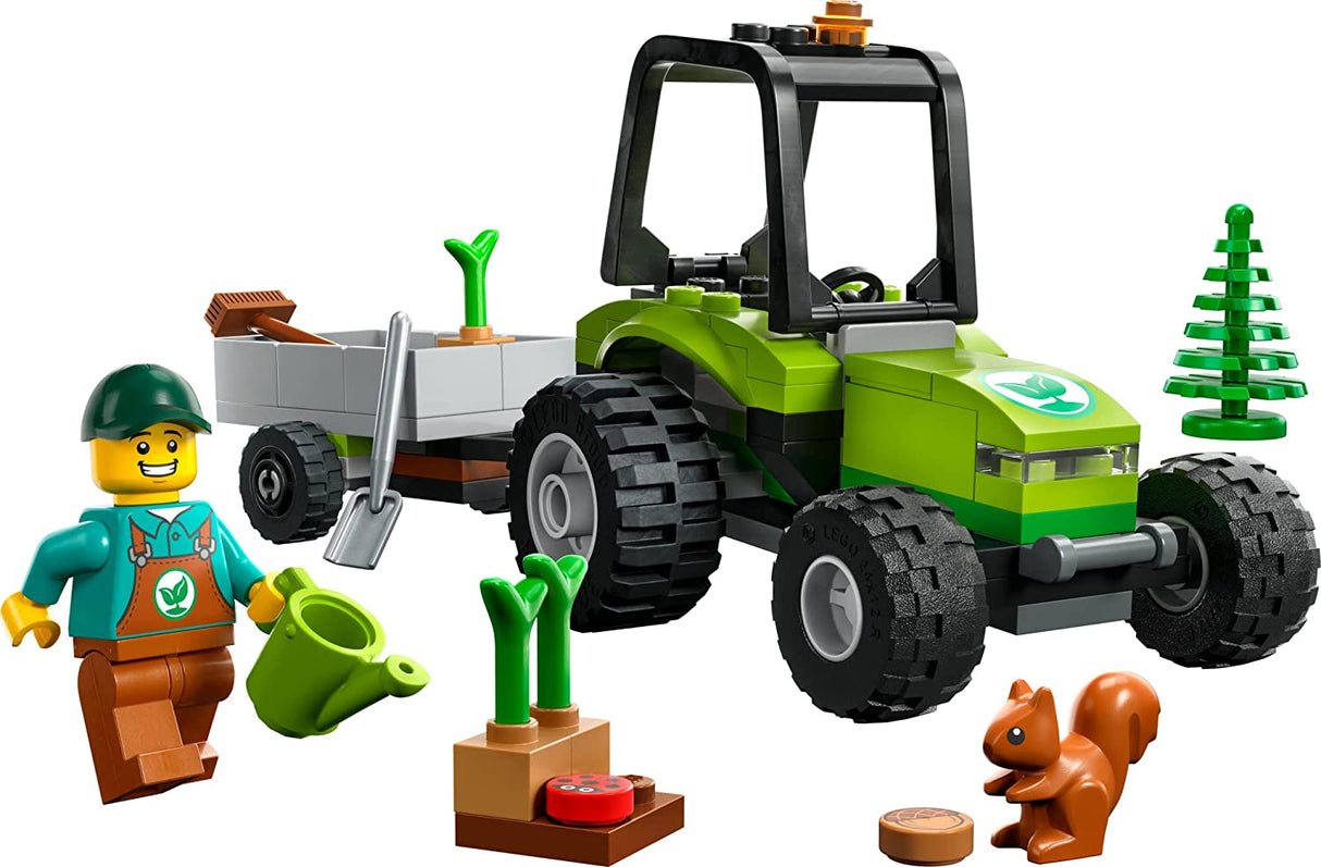 LEGO City Park Tractor 60390 Juego de juguetes de construcción para niños, niños y niñas a partir de 5 años (86 piezas)
