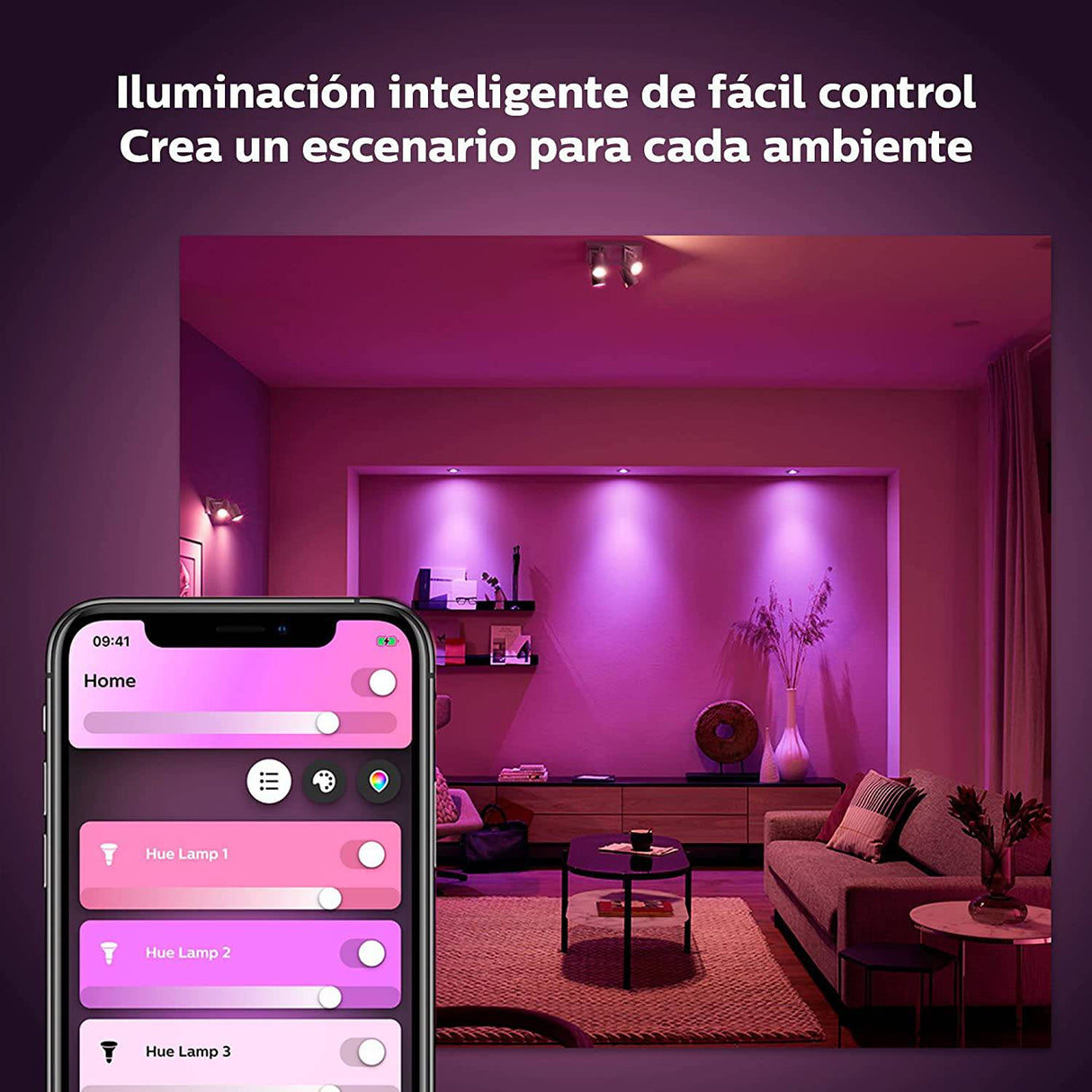 Philips Hue 468942 Single Premium BR30 Smart Bulb Downlight para latas empotradas de 5-6 pulgadas, 16 millones de colores (se requiere Hue Hub, funciona con Alexa), versión antigua, blanco y ambiente de color - DIGVICE MX