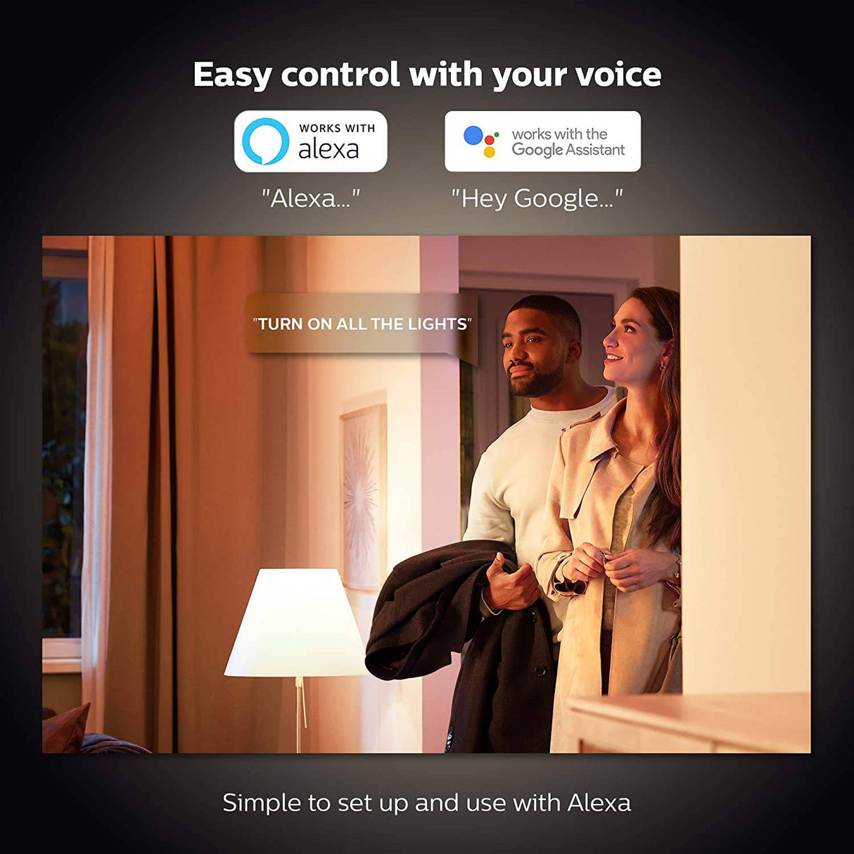 Paquete de 2 velas LED inteligentes Philips Hue White, compatibles con Bluetooth y Zigbee (Hue Hub opcional), funciona con Alexa y Google Assistant: un dispositivo certificado para humanos - DIGVICE MX