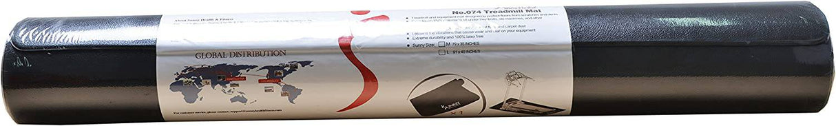 Sunny Health & Fitness - Alfombrilla protectora de suelo de espuma para gimnasio en casa para equipos de fitness y ejercicio. M - 79L x 35.5W x 0.16H in