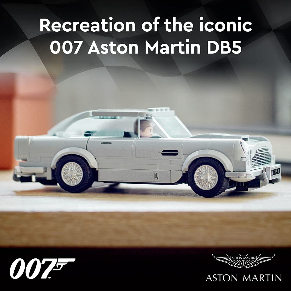 LEGO Speed Champions 007 Aston Martin DB5 76911 Juego de juguetes de construcción con James Bond para niños, niños y niñas a partir de 8 años (298 piezas)