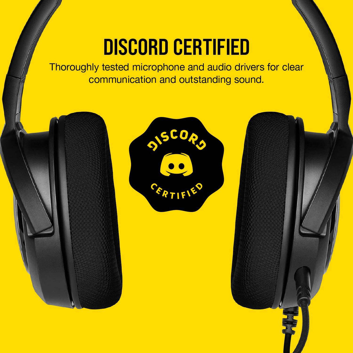 Corsair HS35 - Auriculares estéreo para juegos - Auriculares de espuma viscoelástica - Funciona con PC, Mac, Xbox Series X, Xbox Series S, Xbox One, PS5, PS4, Nintendo Switch, iOS y Android - Carbón (CA-9011195-NA)