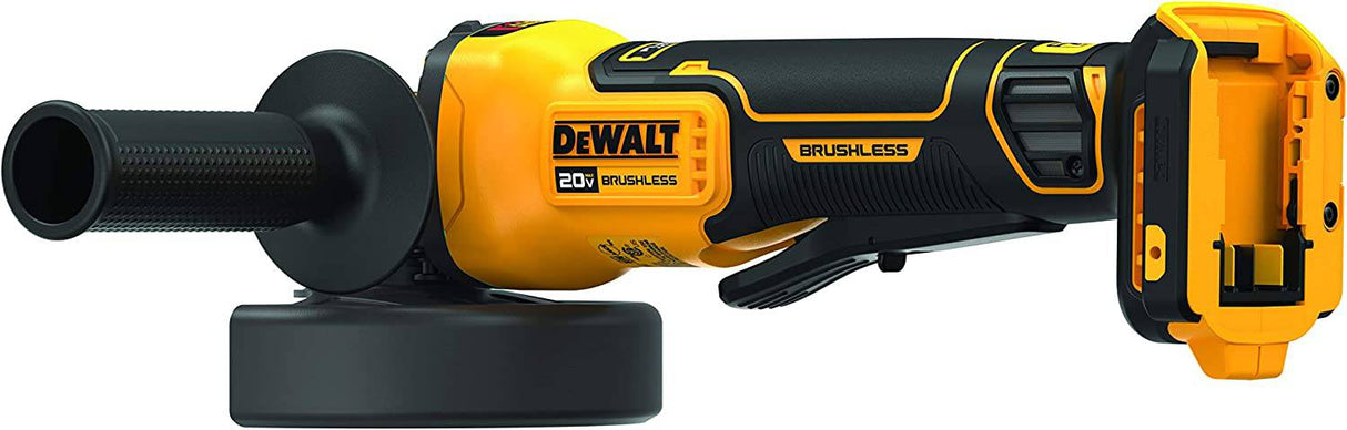 DEWALT FLEXVOLT ADVANTAGE 20V MAX* Amoladora angular, interruptor de paleta, 4-1/2 pulgadas a 5 pulgadas, solo herramienta (DCG416B) - DIGVICE MX