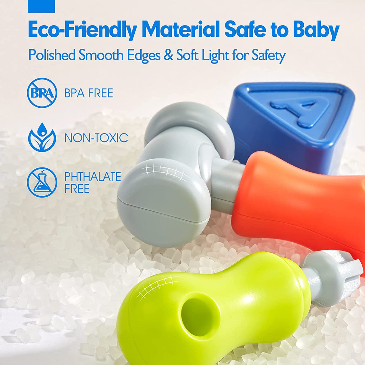 Hahaland Juguetes para niños de 1 año de edad, regalo para niña, banco de trabajo multifuncional con luz musical - 907