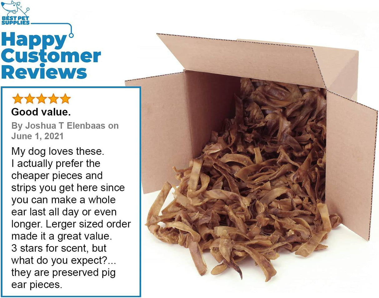 GigaByte - Orejas de cerdo enteras para perros - Golosina natural para perros con orejas de cerdo - por Best Pet Supplies - DIGVICE MX