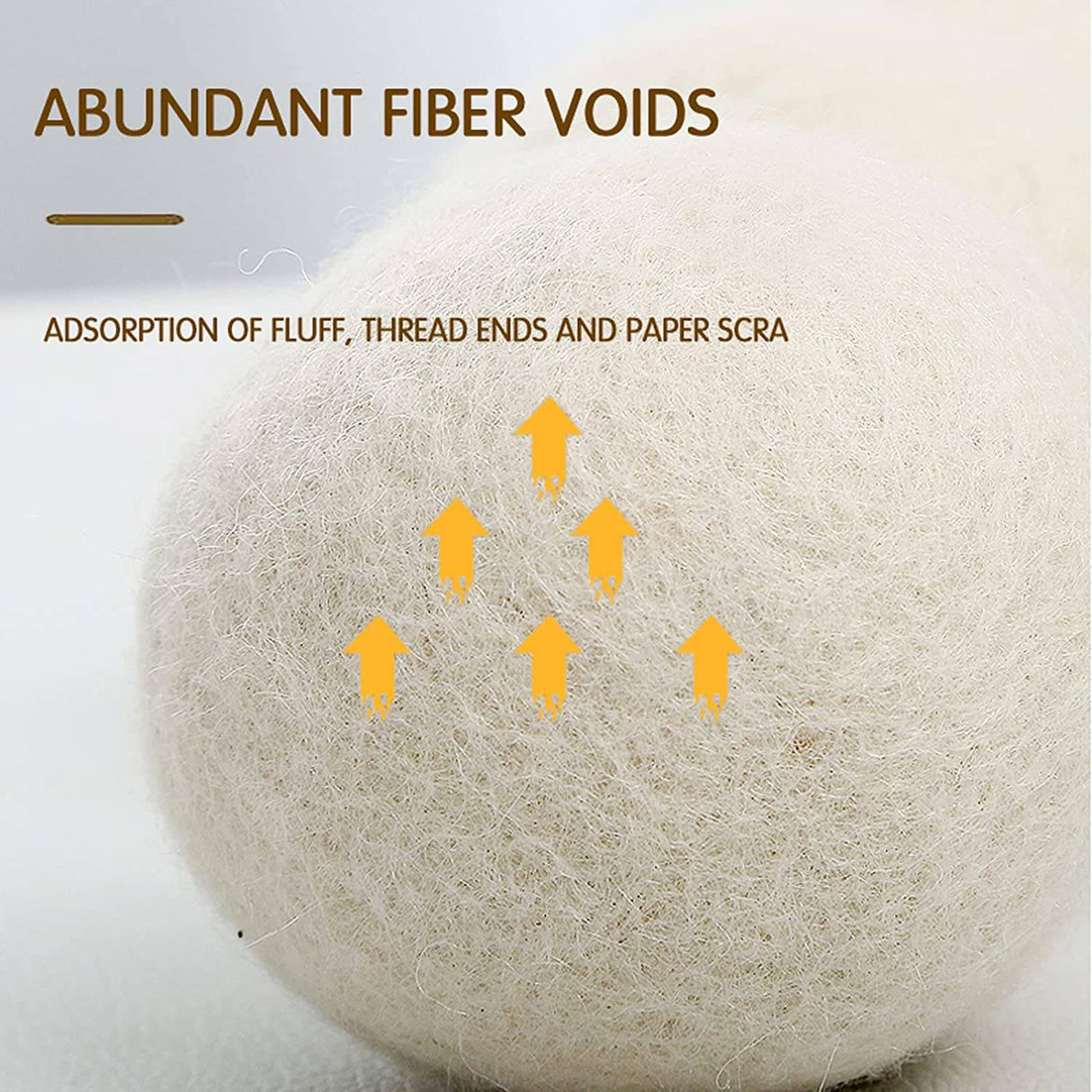 XHANGMZ Bolas de secadora de lana, paquete de 6 bolas de lavandería XL, tejido orgánico natural de lana de Nueva Zelanda, seguro para bebés sin aditivos químicos, ropa antibobinado, elimina la electricidad estática - DIGVICE MX