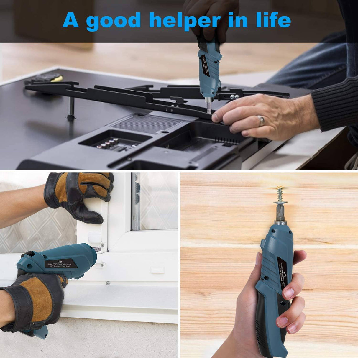 Puntas de destornillador inalámbricas recargables HANMATEK con destornillador eléctrico potente de estilo recto y pistola, pistolas de tornillo pequeño - DIGVICE MX