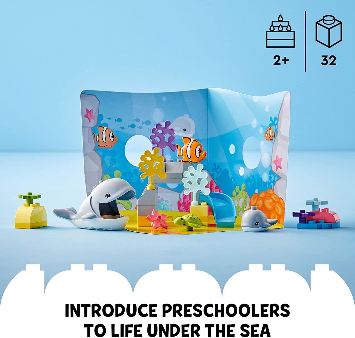 LEGO DUPLO Town Wild Animals of The Ocean 10972 (32 piezas)