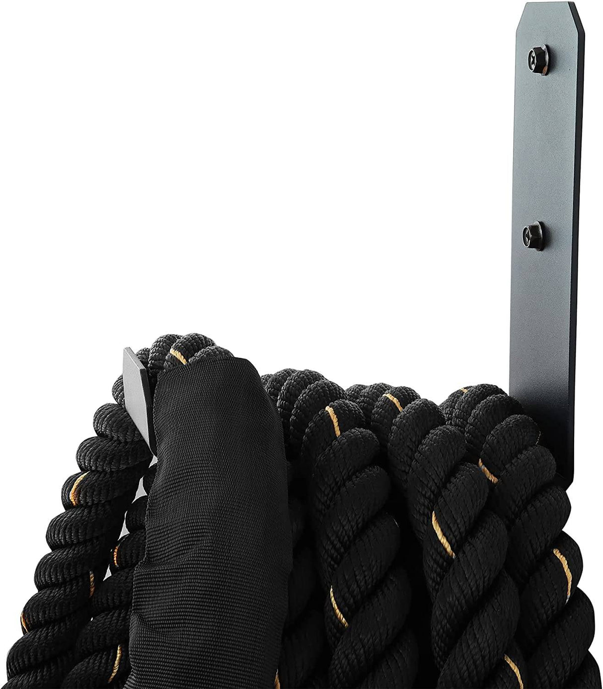 Hemacudy Gancho de Almacenamiento de Cuerda de Ejercicio, Soporte de Almacenamiento de Cuerda de Montaje en Pared para Cuerda de Ejercicio Cuerda de Batalla en Gimnasio en Casa o Gimnasio Comercial