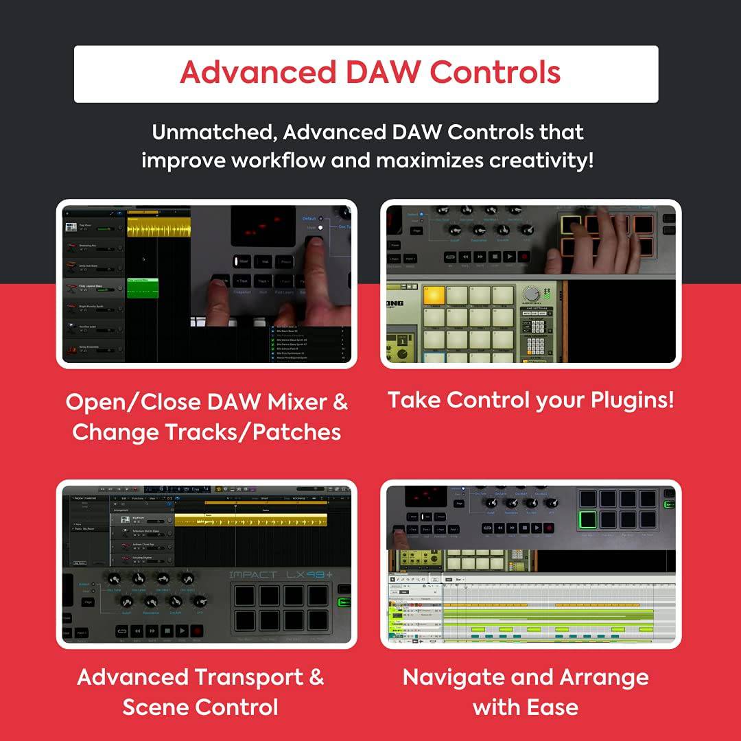 Nektar Impact LX25+ | Teclado controlador USB MIDI con integración Nektar DAW