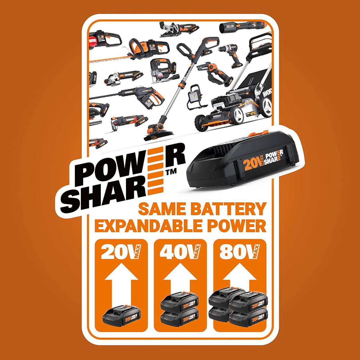 Worx WX822L.9 Lijadora de detalle inalámbrica Power Share de 20 V (solo herramienta) - DIGVICE MX