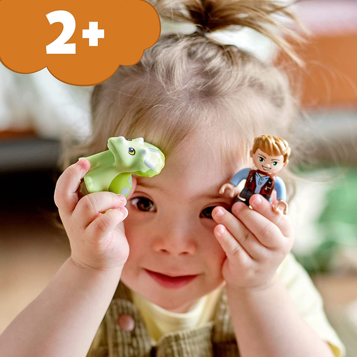 LEGO DUPLO Jurassic World T. rex y Triceratops Dinosaur Breakout 10939 (36 piezas)