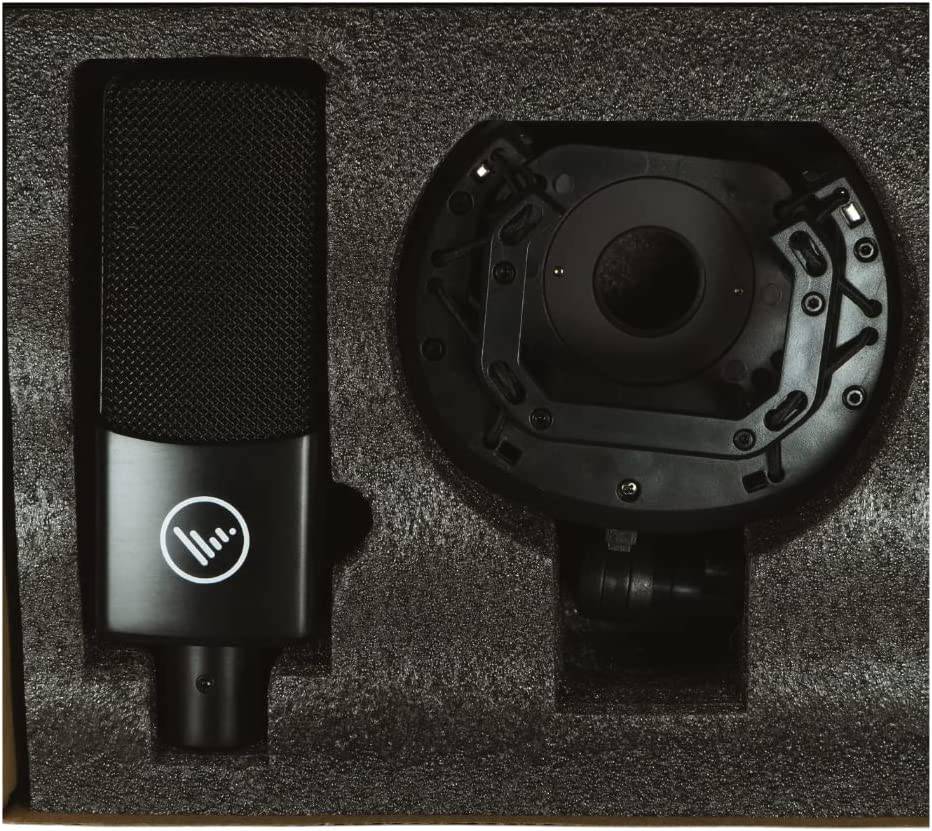 Vigilant Audio VA92 Micrófono de condensador cardioide - Micrófono de condensador multiusos para grabación, transmisión, podcasting - Soporte de choque incluido