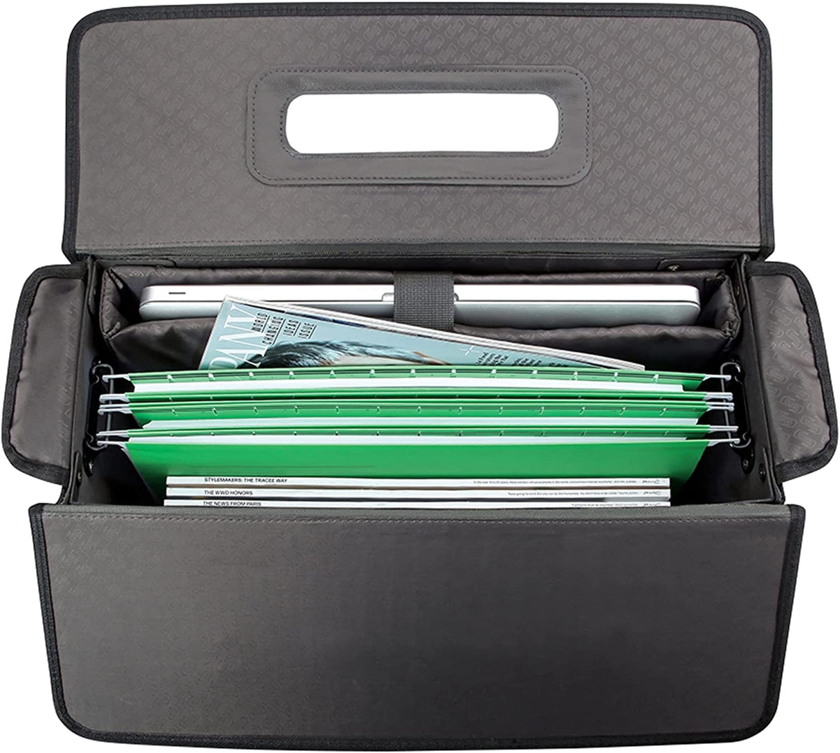 Solo - Lincoln Estuche para catálogo con ruedas de lados rígidos, negro