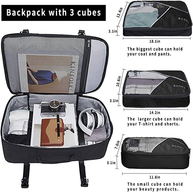 BANGE - Mochila de viaje, aprobada por la FAA-