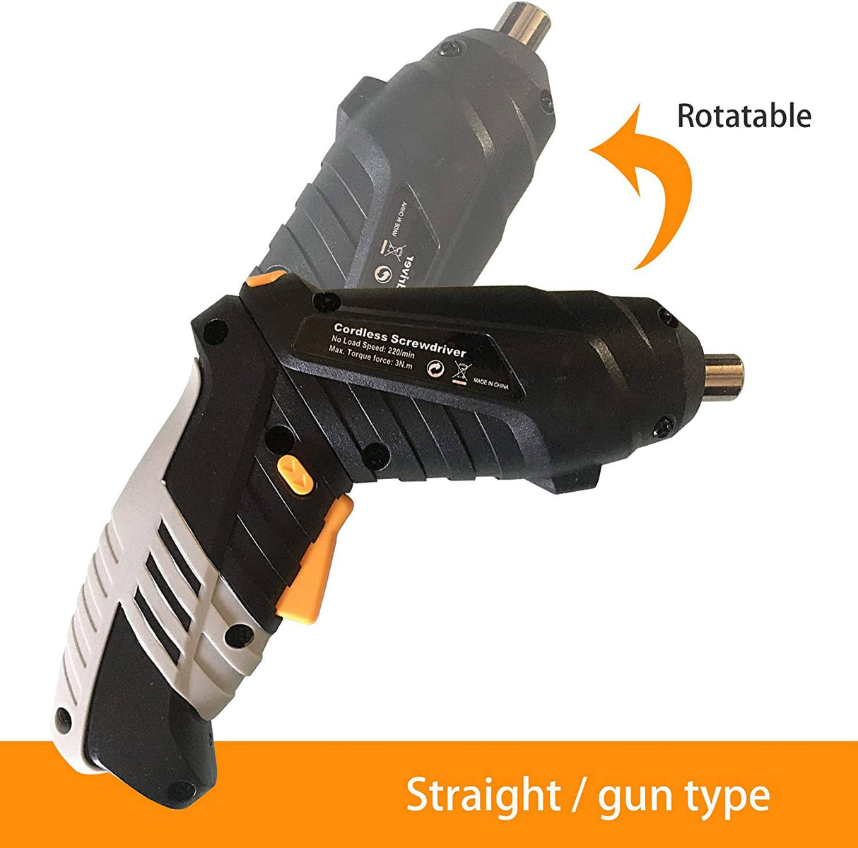 XUEPENG Destornillador eléctrico, juego de destornilladores inalámbricos recargables de 4,2 V con accesorios de 45 piezas, batería de iones de litio, pistola de tornillo eléctrica con 2 posiciones ajustables y luces LED para atornillar DIY - DIGVICE MX