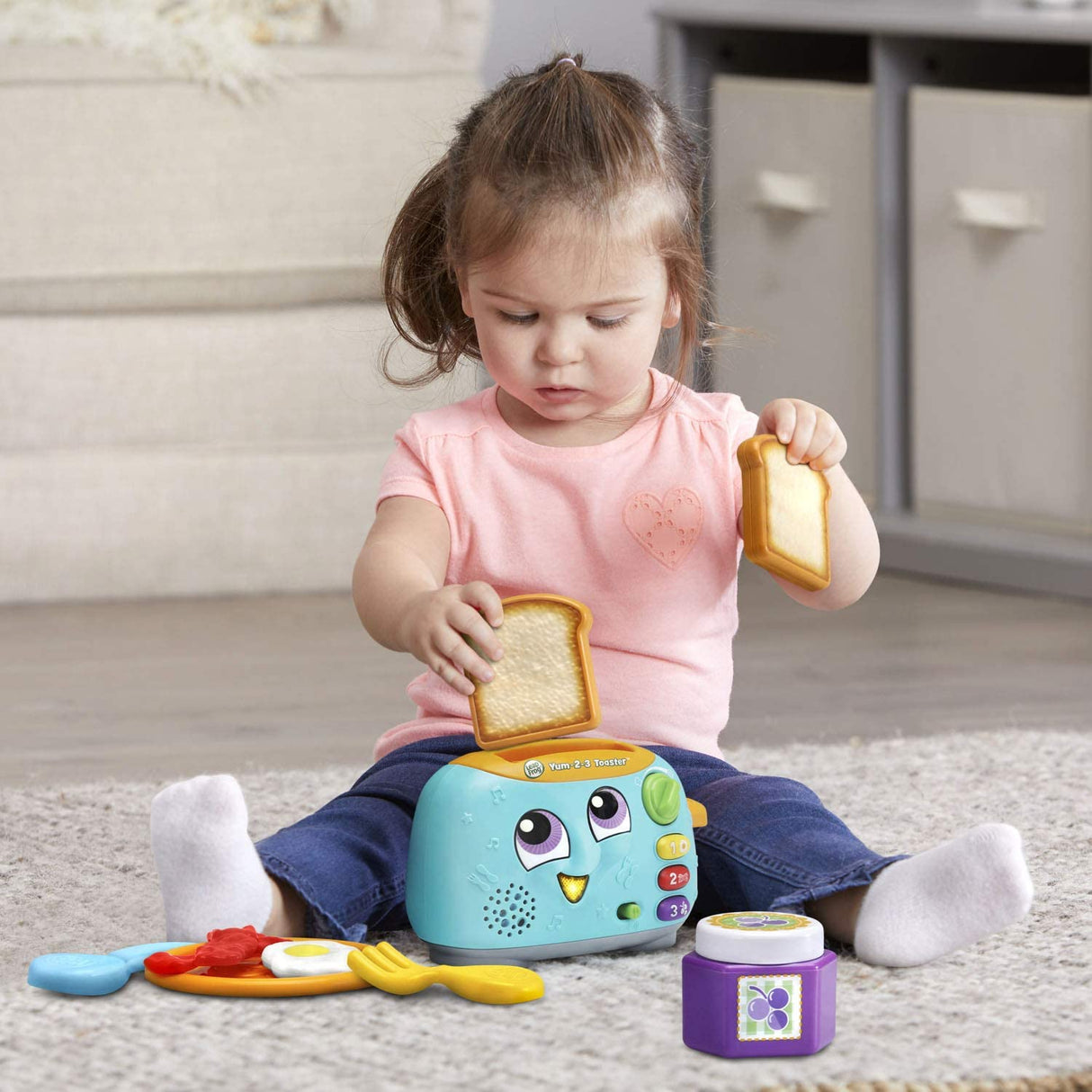 LeapFrog Tostadora Yum-2-3, verde azulado - 80-609800