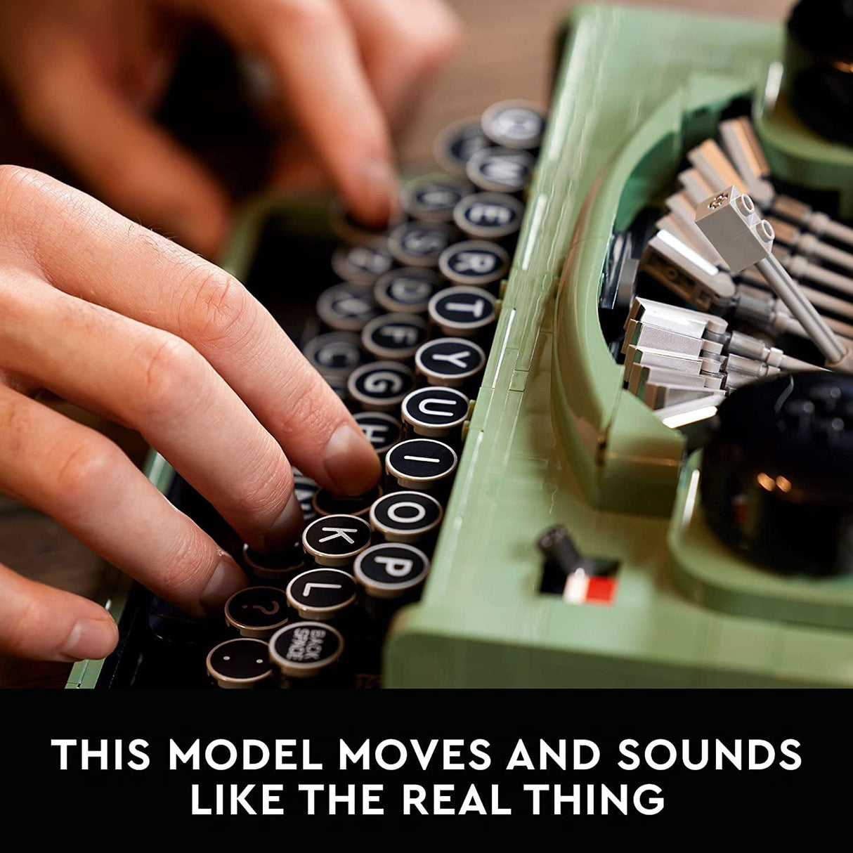 LEGO Ideas Máquina de escribir 21327 Juego de construcción para adultos (2079 piezas)