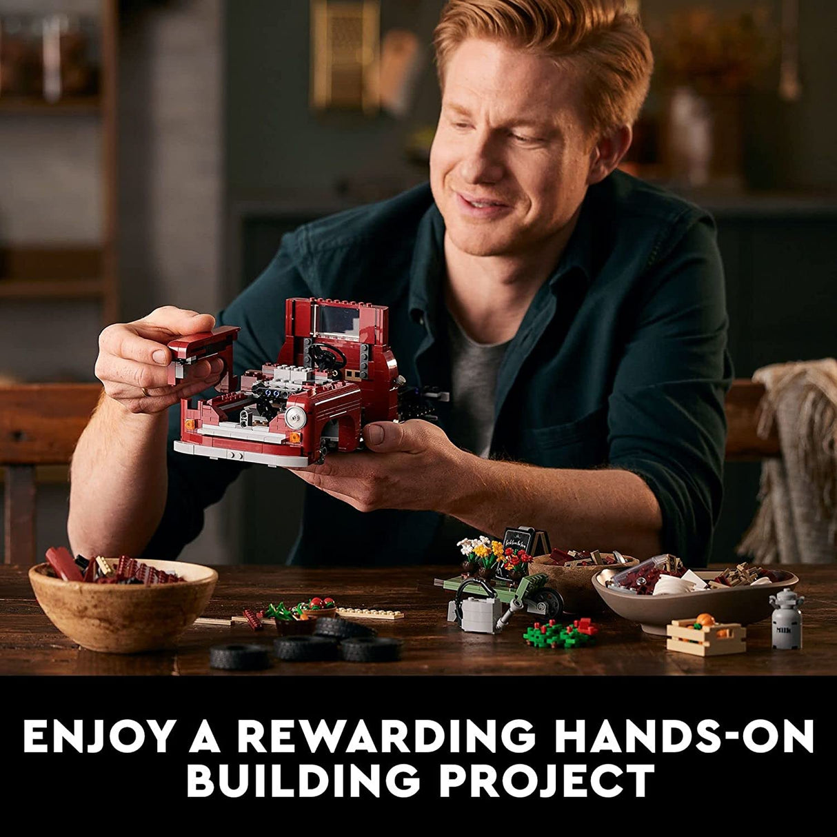 LEGO Icons Pickup Truck 10290 Set de construcción para adultos (1677 piezas)