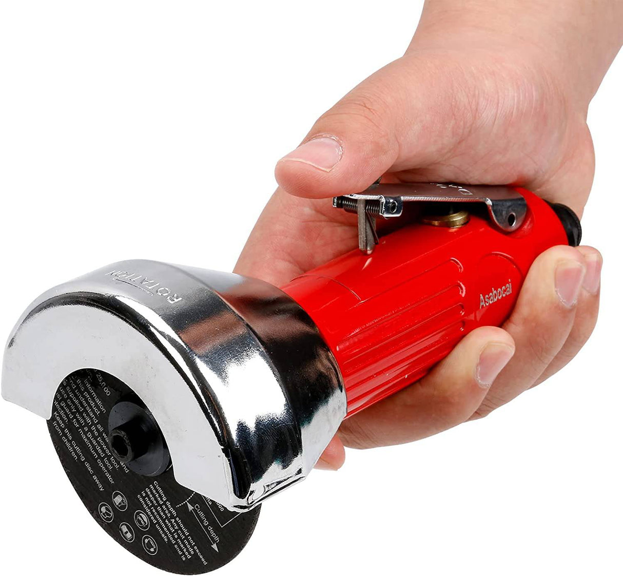 ASABOCAI - Herramienta de corte de aire de 3 pulgadas, máquina cortadora neumática de amoladora angular con juego de discos de corte de 6 piezas de 3 " - DIGVICE MX