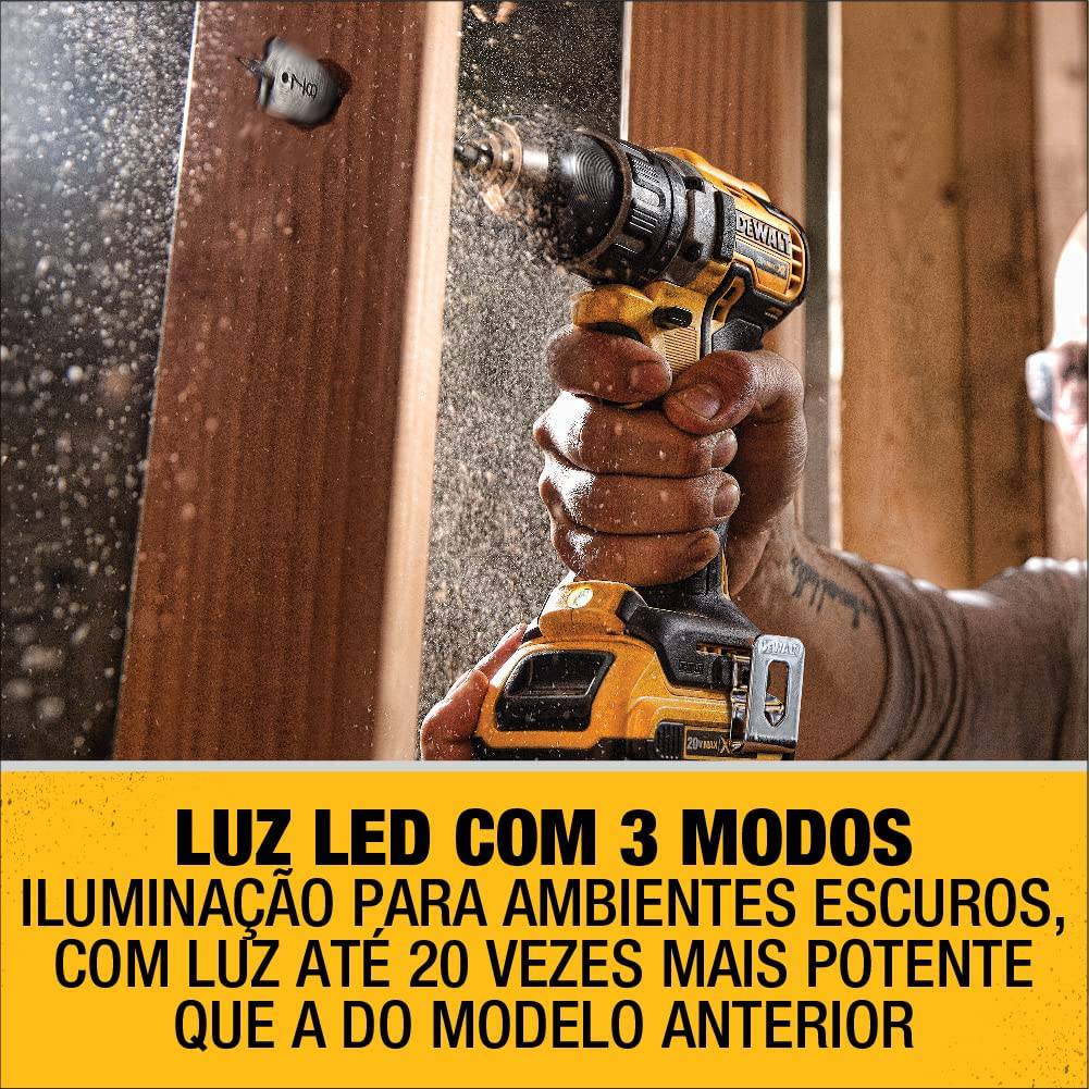 DEWALT 20V MAX XR Taladro/destornillador sin escobillas, compacto, solo herramienta (DCD791B) - DIGVICE MX