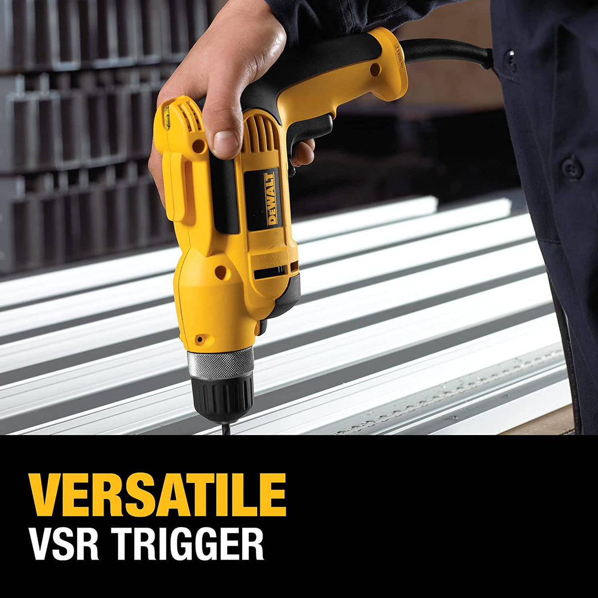 DEWALT Taladro con cable, 7.0 amp, 3/8 pulgadas, empuñadura de pistola (DWD110K) - DIGVICE MX