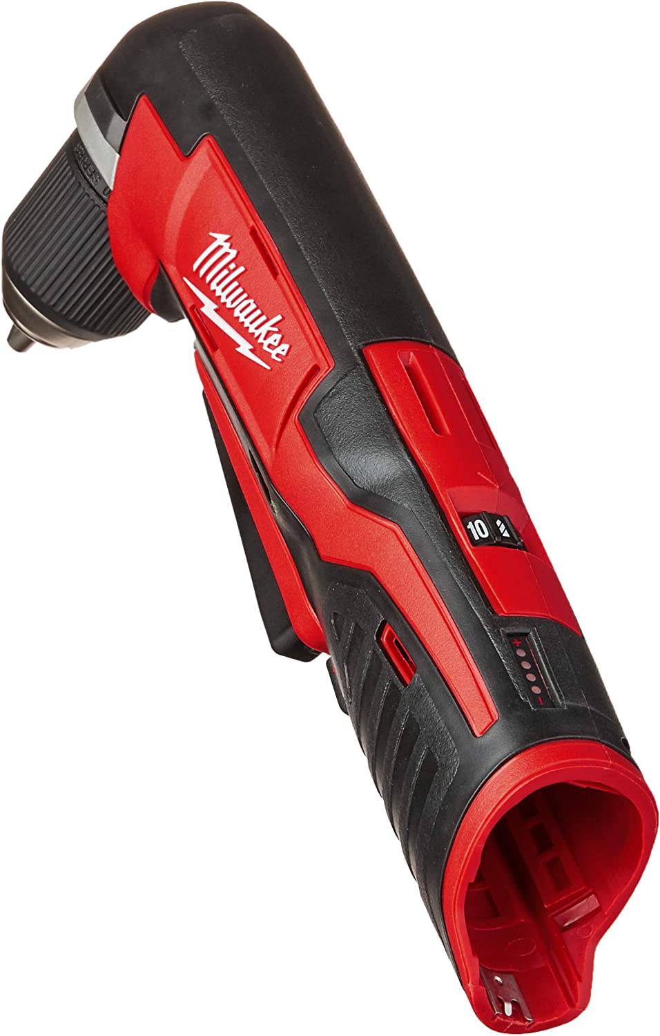 Milwaukee 2415-20 M12 Taladro de ángulo recto inalámbrico de iones de litio de 12 voltios, 3/4 pulgadas, herramienta básica, mediano - DIGVICE MX