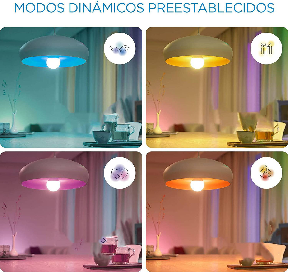 WiZ Connected Color 60 W A19 Smart WiFi Bombilla, 16 millones de colores, compatible con Alexa y Google Home Assistant, no requiere concentrador, 1 bombilla - DIGVICE MX