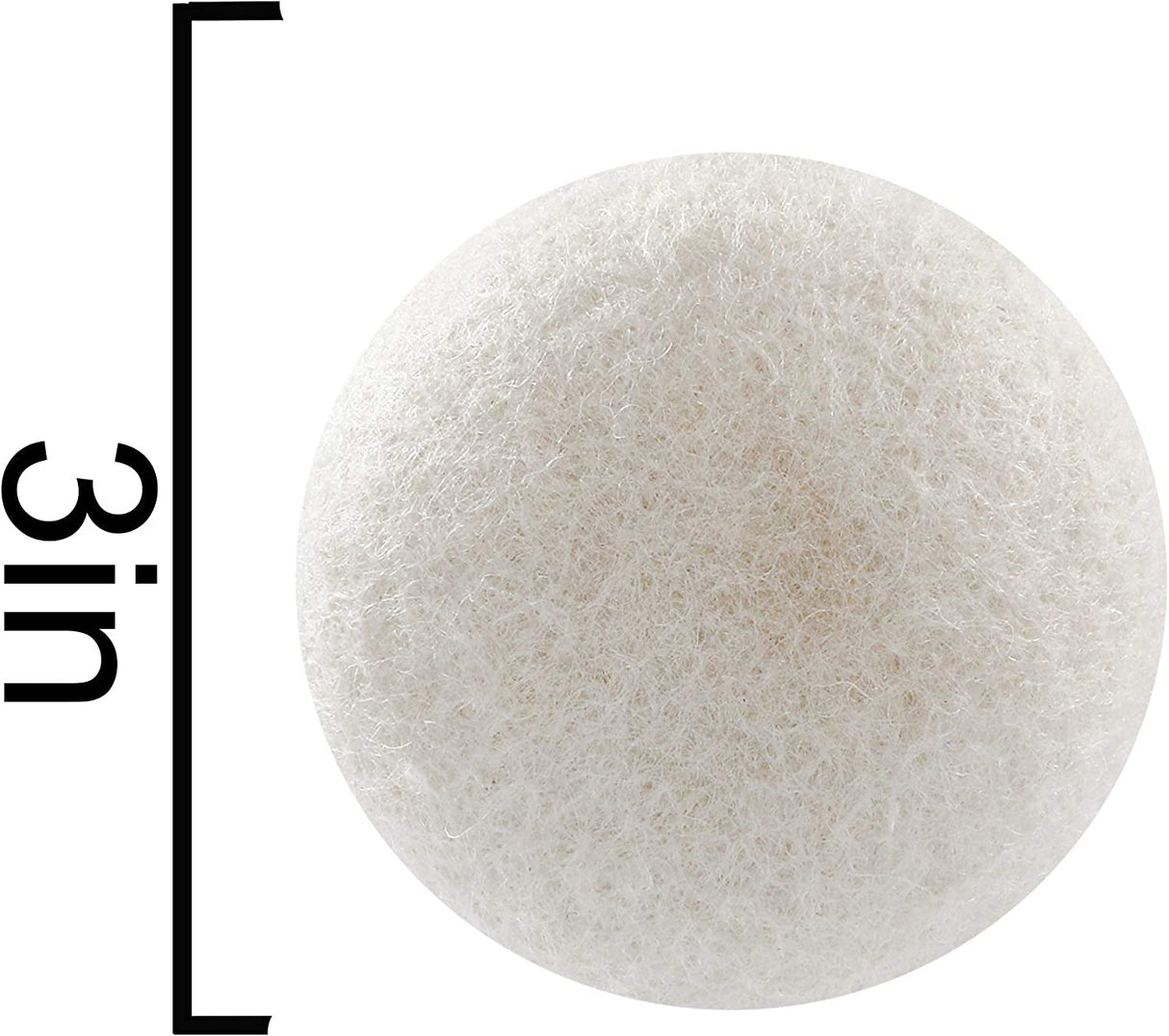 WilPoem New Zealand Nature Wool Dryer Balls - Bola suavizante de tela para pieles sensibles - Ayuda a prevenir las arrugas y reduce la estática - Reutilizable 3000 Clasificación de ciclo - (paquete de 6 XL) - DIGVICE MX