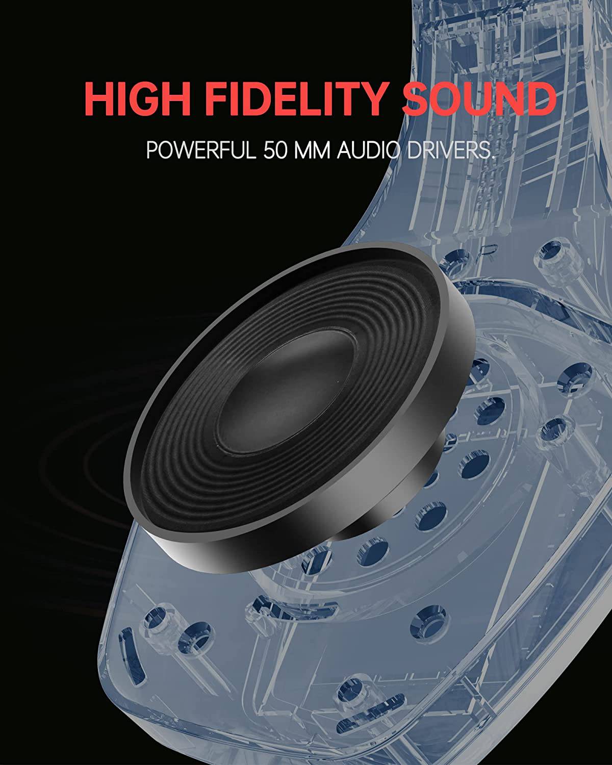 BEAVIIOO 2.4G Auriculares inalámbricos para juegos con micrófono para PC PS4 PS5 Playstation 4 5, Auriculares inalámbricos Bluetooth USB para juegos con micrófono para computadora portátil, 50 horas de reproducción