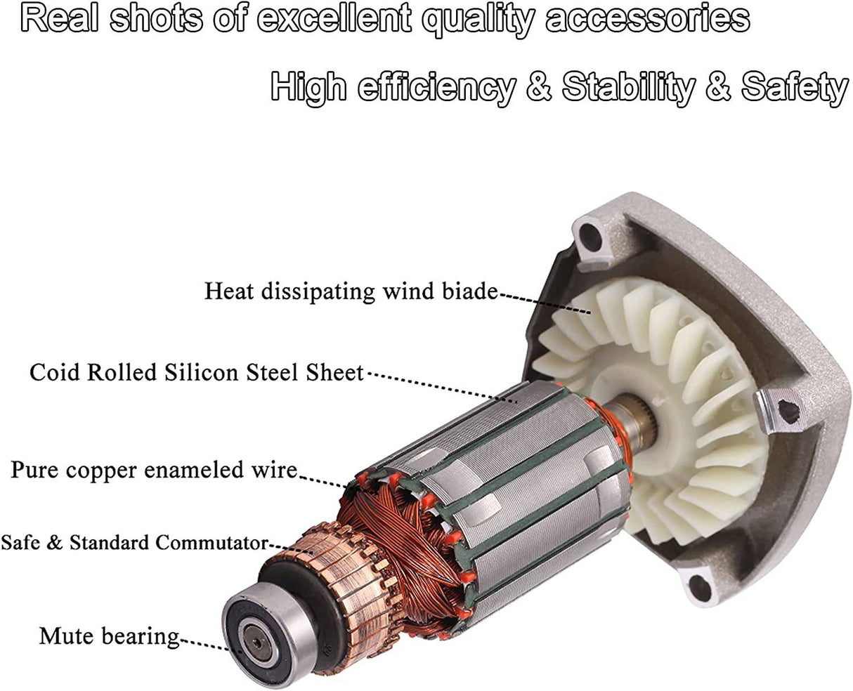 Bizoepro Alumium Power Concrete Vibrators 13000 VPM Vibrador de hormigón eléctrico 850W 3/4 HP Handheld Construction Portable Pencil Concrete Vibrabrater - DIGVICE MX