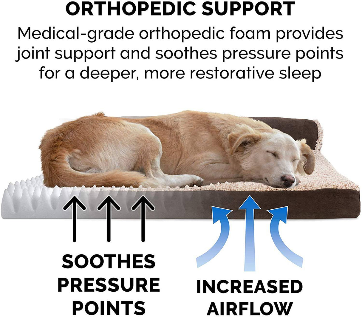 Furhaven Cama para perros ortopédico, gel refrescante y espuma viscoelástica JUMBO - DIGVICE MX